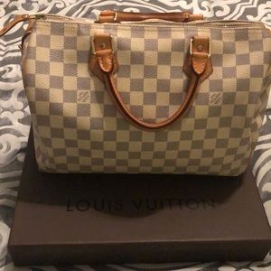 Louis Vuitton Speedy 35 Damier Azur